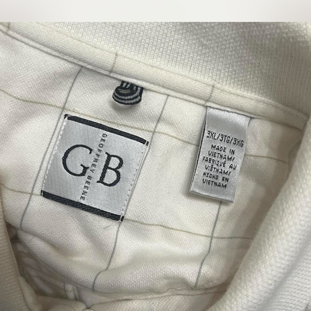 Geoffrey Beene Checkered Polo Shirt Size‎ 3XL - Picture 4 of 7